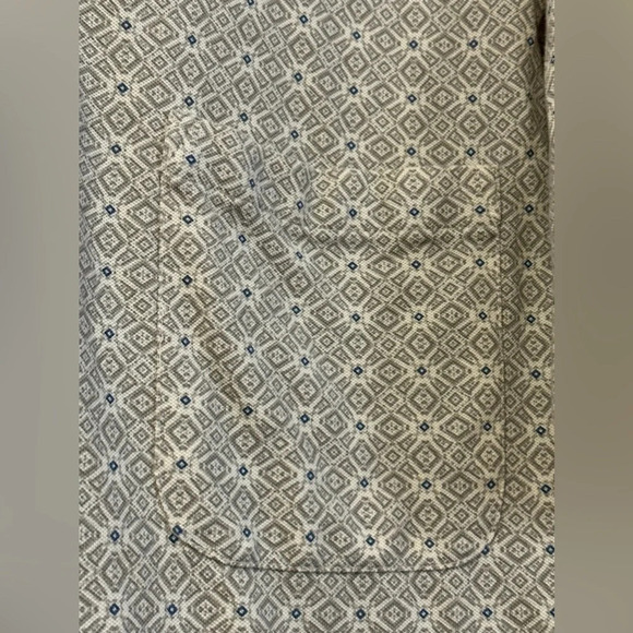 Van Heusen Short Sleeved Collared Shirt , Yellow with designs - Picture 3 of 6